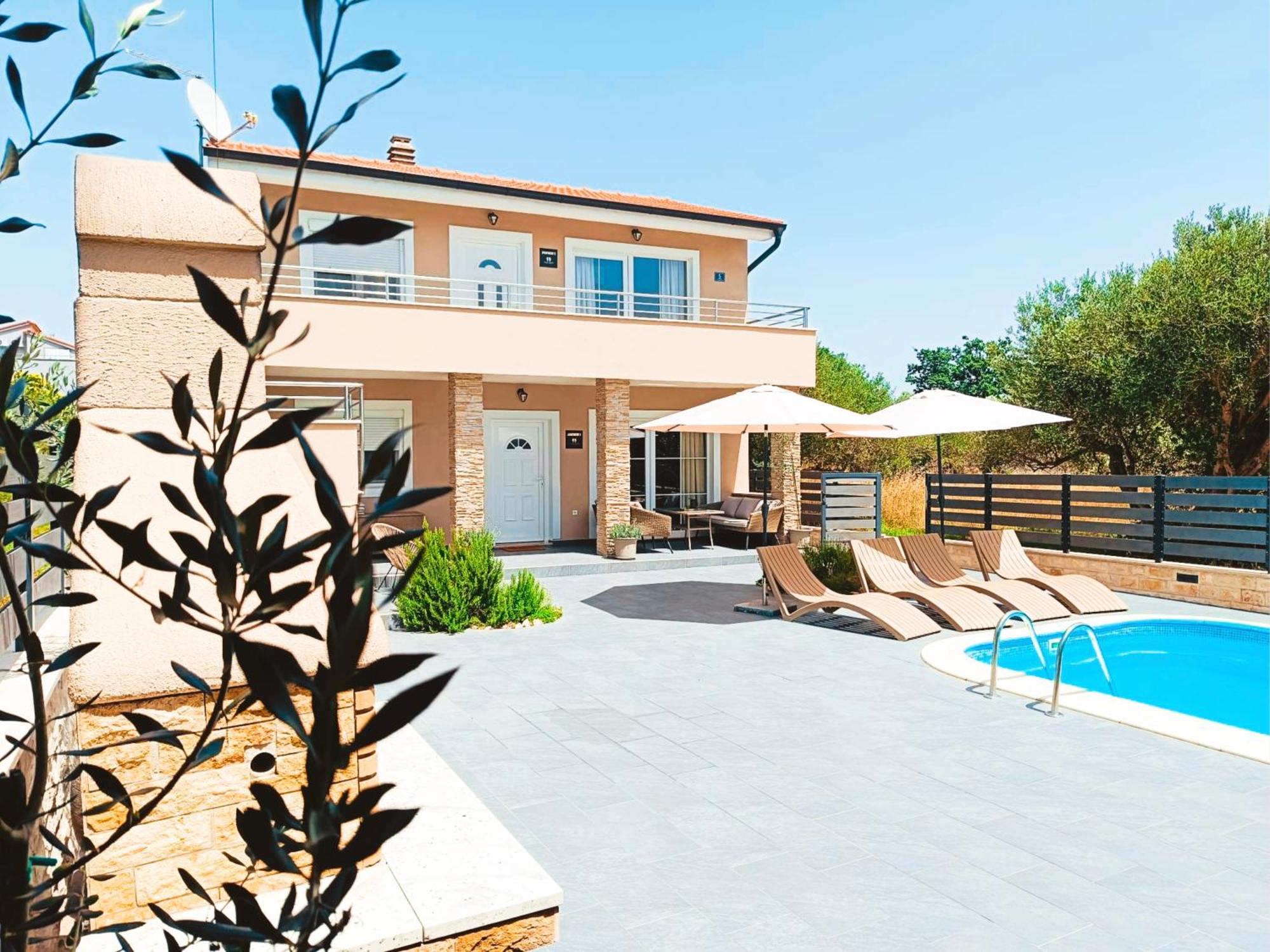 Villa Twins Sukosan With Heated Pool Exterior foto